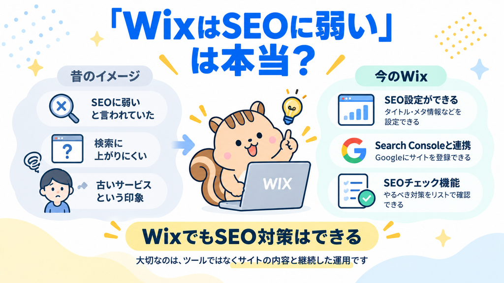 「WixはSEOに弱い」は本当?