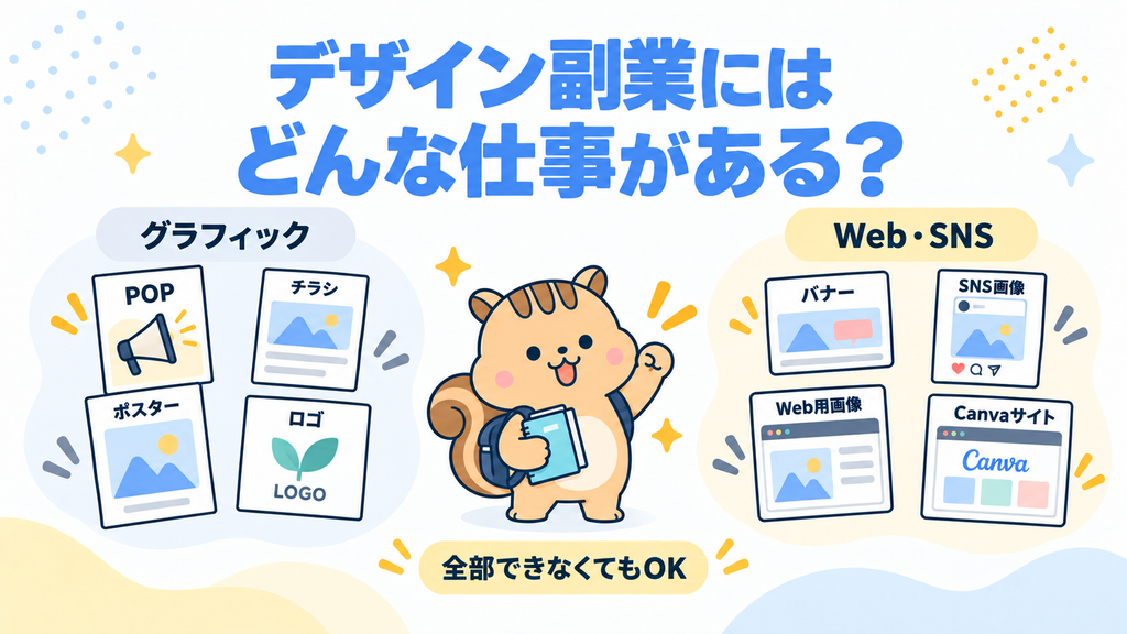 Web・グラフィックデザインの副業にはどんな仕事がある?
