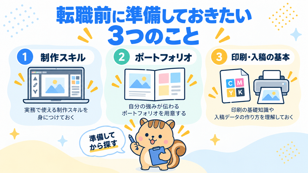 転職前に準備しておきたい3つのこと
