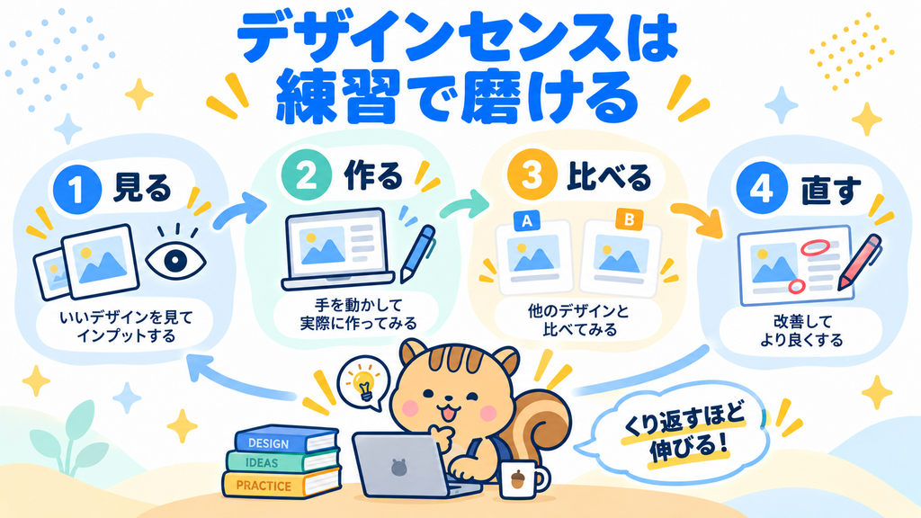 デザインセンスは練習で磨ける