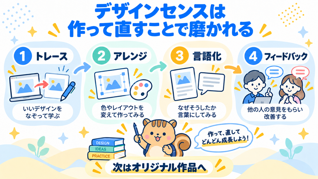 デザインセンスは作って直すことで磨かれる