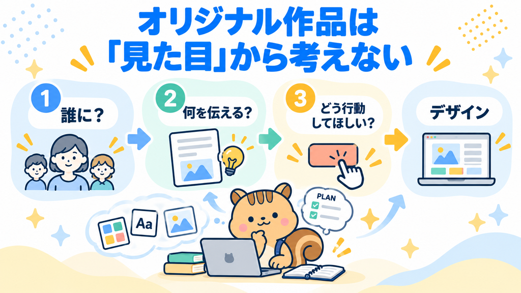 オリジナル作品は「見た目」から考えない
